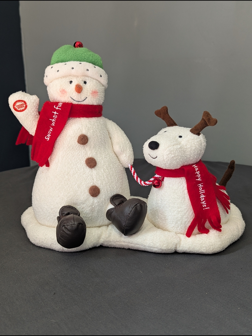 Hallmark 2004 Jingle Pals Snow What Fun Animated Musical Plush Kitschy Whimsical